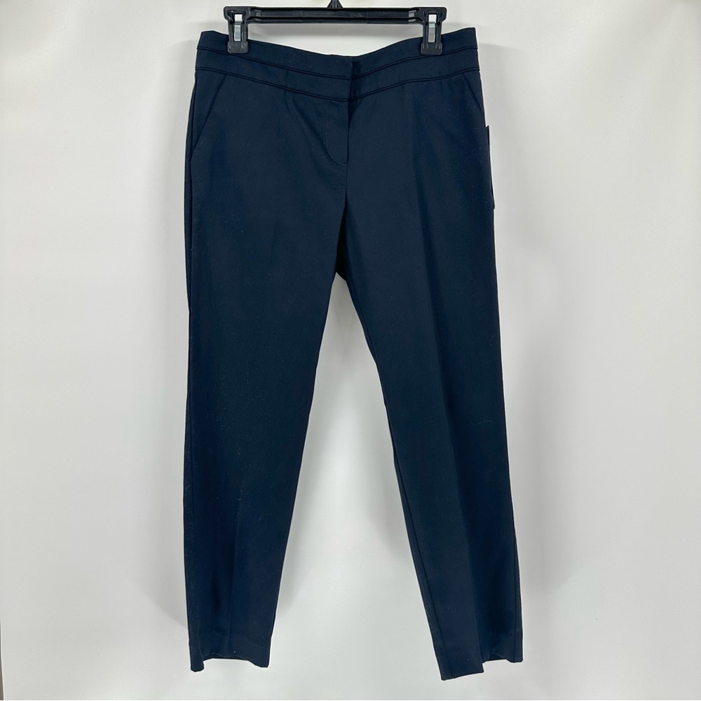 Larry Levine slim leg flattering ankle Length Dress Pants Size 8 Career Office